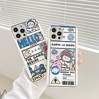 Phone Case For Apple Back Cover iPhone 12 Pro Max 11 SE 2020 X XR XS Max 8 7 Shockproof Dustproof Cartoon Geometric Pattern TPU miniinthebox