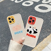 Phone Case For Apple Back Cover iPhone 12 Pro Max 11 SE 2020 X XR XS Max 8 7 Shockproof Dustproof Cartoon Panda Animal TPU miniinthebox