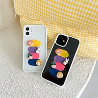 Phone Case For Apple Back Cover iPhone 12 Pro Max 11 SE 2020 X XR XS Max 8 7 Shockproof Dustproof Cartoon Transparent TPU miniinthebox