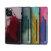 Phone Case For Apple Back Cover iPhone 12 Pro Max 11 SE 2020 X XR XS Max 8 7 Shockproof Dustproof Color Gradient Geometric Pattern TPU miniinthebox