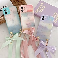 Phone Case For Apple Back Cover iPhone 12 Pro Max 11 SE 2020 X XR XS Max 8 7 Shockproof Dustproof Color Gradient Marble TPU miniinthebox
