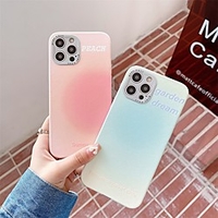 Phone Case For Apple Back Cover iPhone 12 Pro Max 11 SE 2020 X XR XS Max 8 7 Shockproof Dustproof Color Gradient TPU miniinthebox