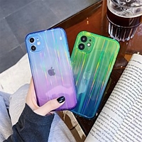 Phone Case For Apple Back Cover iPhone 12 Pro Max 11 SE 2020 X XR XS Max 8 7 Shockproof Dustproof Color Gradient TPU miniinthebox