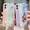 Phone Case For Apple Back Cover iPhone 12 Pro Max 11 SE 2020 X XR XS Max 8 7 Shockproof Dustproof Color Gradient TPU miniinthebox