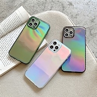 Phone Case For Apple Back Cover iPhone 12 Pro Max 11 SE 2020 X XR XS Max 8 7 Shockproof Dustproof Color Gradient TPU miniinthebox