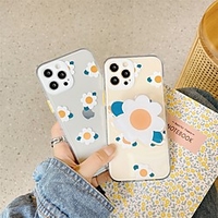 Phone Case For Apple Back Cover iPhone 12 Pro Max 11 SE 2020 X XR XS Max 8 7 Shockproof Dustproof Flower TPU miniinthebox