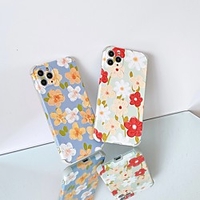 Phone Case For Apple Back Cover iPhone 12 Pro Max 11 SE 2020 X XR XS Max 8 7 Shockproof Dustproof Flower TPU miniinthebox