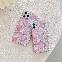 Phone Case For Apple Back Cover iPhone 12 Pro Max 11 SE 2020 X XR XS Max 8 7 Shockproof Dustproof Flower TPU miniinthebox