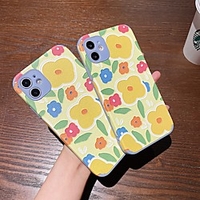 Phone Case For Apple Back Cover iPhone 12 Pro Max 11 SE 2020 X XR XS Max 8 7 Shockproof Dustproof Flower TPU miniinthebox