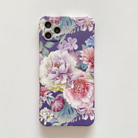 Phone Case For Apple Back Cover iPhone 12 Pro Max 11 SE 2020 X XR XS Max 8 7 Shockproof Dustproof Flower TPU miniinthebox