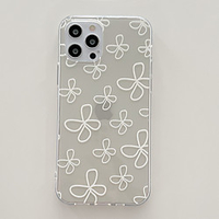 Phone Case For Apple Back Cover iPhone 12 Pro Max 11 SE 2020 X XR XS Max 8 7 Shockproof Dustproof Flower TPU miniinthebox