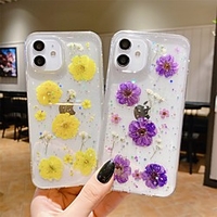 Phone Case For Apple Back Cover iPhone 12 Pro Max 11 SE 2020 X XR XS Max 8 7 Shockproof Dustproof Flower TPU miniinthebox