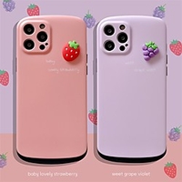 Phone Case For Apple Back Cover iPhone 12 Pro Max 11 SE 2020 X XR XS Max 8 7 Shockproof Dustproof Food Solid Colored Silicone miniinthebox