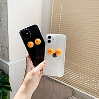 Phone Case For Apple Back Cover iPhone 12 Pro Max 11 SE 2020 X XR XS Max 8 7 Shockproof Dustproof Food Transparent TPU miniinthebox