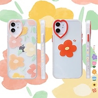 Phone Case For Apple Back Cover iPhone 12 Pro Max 11 SE 2020 X XR XS Max 8 7 Shockproof Dustproof Geometric Pattern Flower TPU miniinthebox