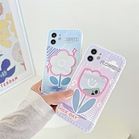 Phone Case For Apple Back Cover iPhone 12 Pro Max 11 SE 2020 X XR XS Max 8 7 Shockproof Dustproof Geometric Pattern Flower TPU miniinthebox