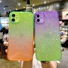Phone Case For Apple Back Cover iPhone 12 Pro Max 11 SE 2020 X XR XS Max 8 7 Shockproof Dustproof Glitter Shine Color Gradient TPU miniinthebox