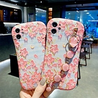 Phone Case For Apple Back Cover iPhone 12 Pro Max 11 SE 2020 X XR XS Max 8 7 Shockproof Dustproof Graphic Flower TPU miniinthebox