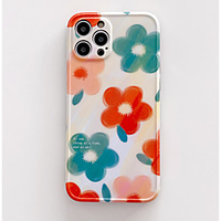Phone Case For Apple Back Cover iPhone 12 Pro Max 11 SE 2020 X XR XS Max 8 7 Shockproof Dustproof Graphic Flower TPU miniinthebox