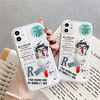 Phone Case For Apple Back Cover iPhone 12 Pro Max 11 SE 2020 X XR XS Max 8 7 Shockproof Dustproof Graphic Transparent TPU miniinthebox