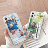 Phone Case For Apple Back Cover iPhone 12 Pro Max 11 SE 2020 X XR XS Max 8 7 Shockproof Dustproof Graphic Transparent TPU miniinthebox