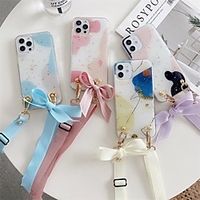 Phone Case For Apple Back Cover iPhone 12 Pro Max 11 SE 2020 X XR XS Max 8 7 Shockproof Dustproof Lines / Waves Color Gradient TPU miniinthebox