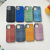 Phone Case For Apple Back Cover iPhone 12 Pro Max 11 SE 2020 X XR XS Max 8 7 Shockproof Dustproof Lines / Waves PU Leather TPU miniinthebox