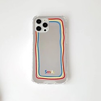 Phone Case For Apple Back Cover iPhone 12 Pro Max 11 SE 2020 X XR XS Max 8 7 Shockproof Dustproof Lines / Waves TPU miniinthebox