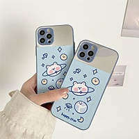 Phone Case For Apple Back Cover iPhone 12 Pro Max 11 SE 2020 X XR XS Max 8 7 Shockproof Dustproof Mirror Cartoon TPU miniinthebox