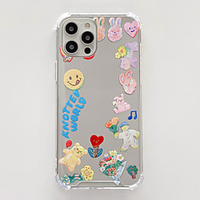 Phone Case For Apple Back Cover iPhone 12 Pro Max 11 SE 2020 X XR XS Max 8 7 Shockproof Dustproof Mirror Graphic TPU miniinthebox