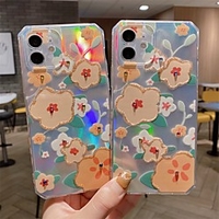 Phone Case For Apple Back Cover iPhone 12 Pro Max 11 SE 2020 X XR XS Max 8 7 Shockproof Dustproof Pattern Flower TPU miniinthebox