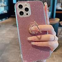 Phone Case For Apple Back Cover iPhone 12 Pro Max 11 SE 2020 X XR XS Max 8 7 Shockproof Dustproof Ring Holder Geometric Pattern TPU miniinthebox