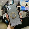 Phone Case For Apple Back Cover iPhone 12 Pro Max 11 SE 2020 X XR XS Max 8 7 Shockproof Dustproof Ring Holder Solid Colored Glitter Shine TPU miniinthebox
