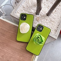 Phone Case For Apple Back Cover iPhone 12 Pro Max 11 SE 2020 X XR XS Max 8 7 Shockproof Dustproof Solid Colored Flower TPU miniinthebox