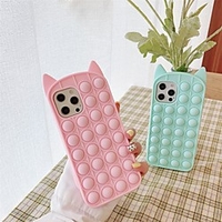 Phone Case For Apple Back Cover iPhone 12 Pro Max 11 SE 2020 X XR XS Max 8 7 Shockproof Dustproof Solid Colored TPU miniinthebox