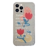 Phone Case For Apple Back Cover iPhone 12 Pro Max 11 SE 2020 X XR XS Max 8 7 Shockproof Dustproof Translucent Word / Phrase Flower TPU miniinthebox