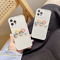 Phone Case For Apple Back Cover iPhone 12 Pro Max 11 SE 2020 X XR XS Max 8 7 Shockproof Dustproof Transparent 3D Cartoon TPU miniinthebox