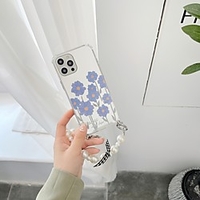 Phone Case For Apple Back Cover iPhone 12 Pro Max 11 SE 2020 X XR XS Max 8 7 Shockproof Dustproof Transparent Flower TPU miniinthebox