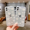 Phone Case For Apple Back Cover iPhone 12 Pro Max 11 SE 2020 X XR XS Max 8 7 Shockproof Dustproof Transparent Flower TPU miniinthebox