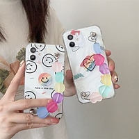 Phone Case For Apple Back Cover iPhone 12 Pro Max 11 SE 2020 X XR XS Max 8 7 Shockproof Dustproof Transparent Graphic Flower TPU miniinthebox