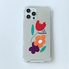 Phone Case For Apple Back Cover iPhone 12 Pro Max 11 SE 2020 X XR XS Max 8 7 Shockproof Dustproof Transparent Graphic Transparent Flower TPU miniinthebox
