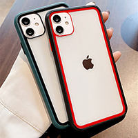 Phone Case For Apple Back Cover iPhone 12 Pro Max 11 SE 2020 X XR XS Max 8 7 Shockproof Dustproof Transparent Solid Colored TPU miniinthebox