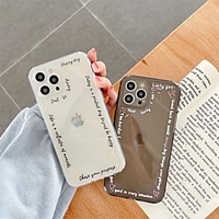 Phone Case For Apple Back Cover iPhone 12 Pro Max 11 SE 2020 X XR XS Max 8 7 Shockproof Dustproof Transparent TPU miniinthebox