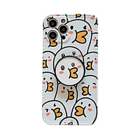 Phone Case For Apple Back Cover iPhone 12 Pro Max 11 SE 2020 X XR XS Max 8 7 Shockproof Dustproof with Stand Cartoon TPU miniinthebox