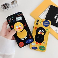 Phone Case For Apple Back Cover iPhone 12 Pro Max 11 SE 2020 X XR XS Max 8 7 Shockproof Dustproof with Stand Cartoon TPU miniinthebox