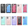 Phone Case For Apple Back Cover iPhone 12 Pro Max 11 SE 2020 X XR XS Max 8 7 Shockproof Dustproof with Stand Solid Colored TPU miniinthebox
