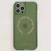 Phone Case For Apple Back Cover iPhone 12 Pro Max 11 SE 2020 X XR XS Max 8 7 Shockproof Dustproof Word / Phrase TPU miniinthebox