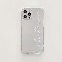 Phone Case For Apple Back Cover iPhone 12 Pro Max 11 SE 2020 X XR XS Max 8 7 Shockproof Dustproof Word / Phrase TPU miniinthebox