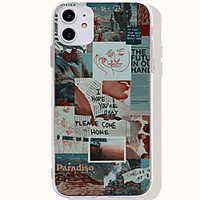 Phone Case For Apple Back Cover iPhone 12 Pro Max 11 SE 2020 X XR XS Max 8 7 Shockproof Dustproof Word / Phrase TPU miniinthebox