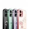 Phone Case For Apple Back Cover iPhone 12 Pro Max 11 SE 2020 X XR XS Max 8 7 Shockproof Plating Transparent Flower / Floral TPU miniinthebox